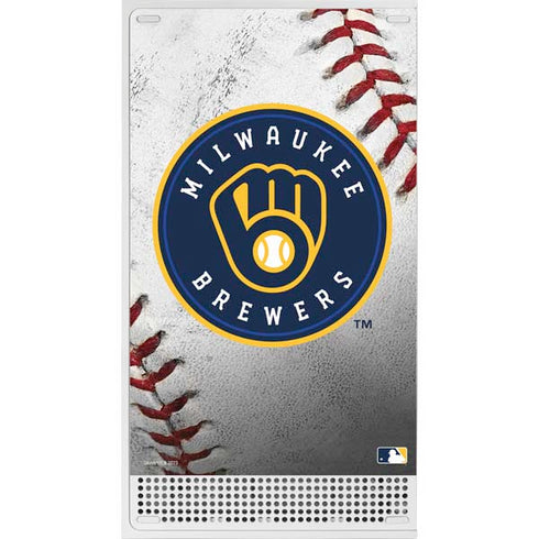 MLB Milwaukee Brewers Game Ball Xbox Series S Console Skin